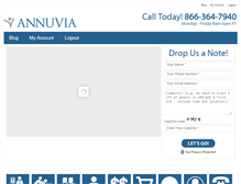 Tablet Screenshot of annuvia.com